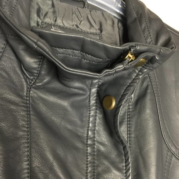 RD Style Jackets & Coats Rd Style Faux Leather Motorcycle Jacket